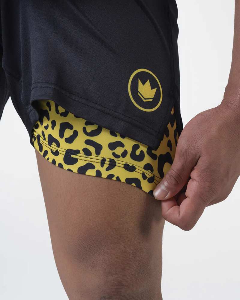 Kingz hybrid Mi-K grappling Shorts-black